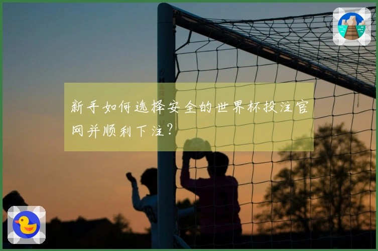新手如何选择安全的世界杯投注官网并顺利下注？
