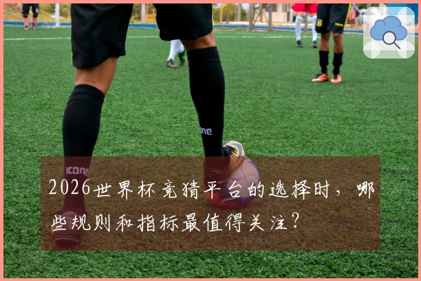 2026世界杯竞猜平台的选择时，哪些规则和指标最值得关注？