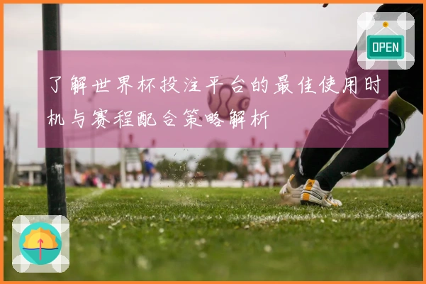 了解世界杯投注平台的最佳使用时机与赛程配合策略解析